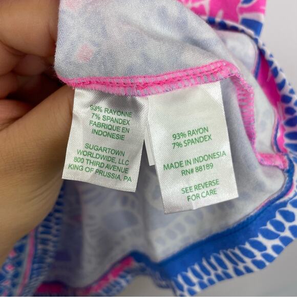 Lily Pulitzer Blue Haven Pineapples mini dress size XXS - Picture 13 of 16